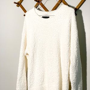 Sanctuary White Popcorn Sweater